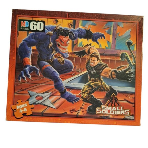 Small Soldiers 1998 Puzzle Kids 90s Millennial Complete 60 Pieces Hero Villian - Picture 3 of 11